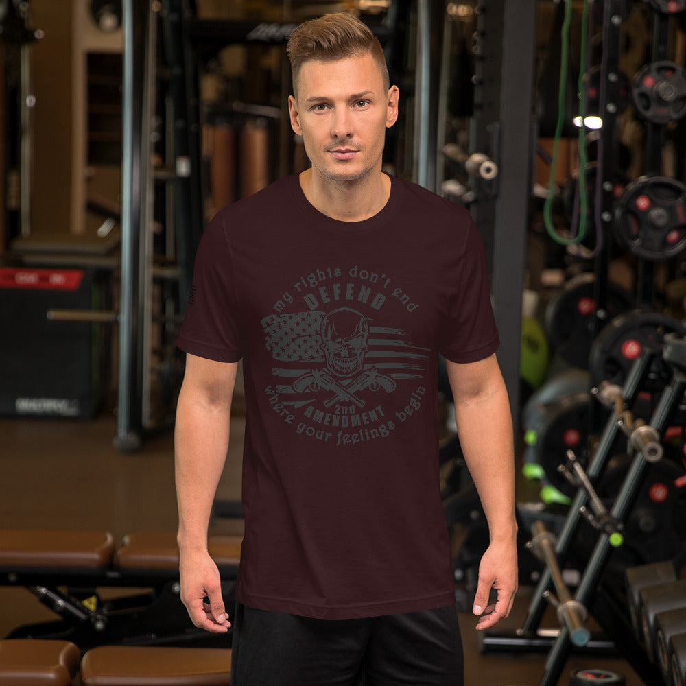 My Rights Don’t End 2nd Amendment Short-Sleeve Unisex T-Shirt