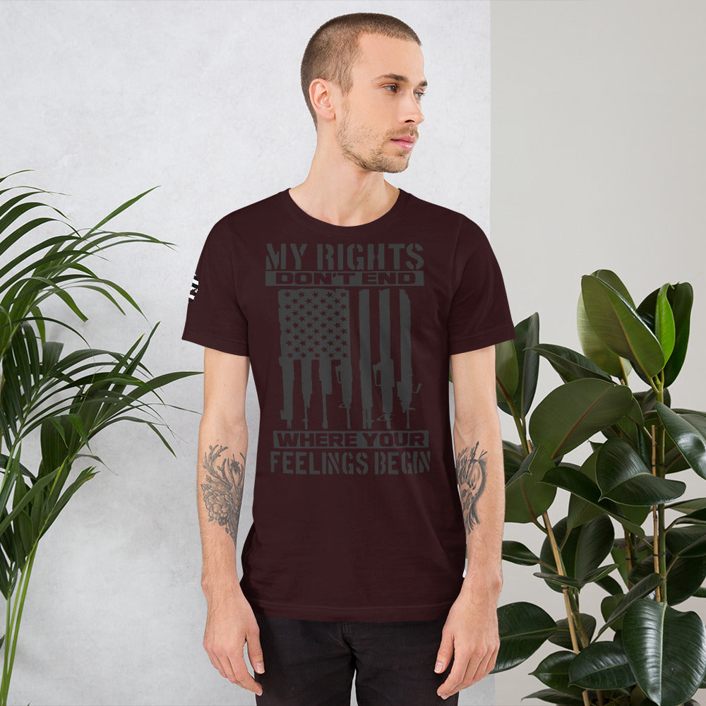 My Rights Don’t End Short-Sleeve Unisex T-Shirt