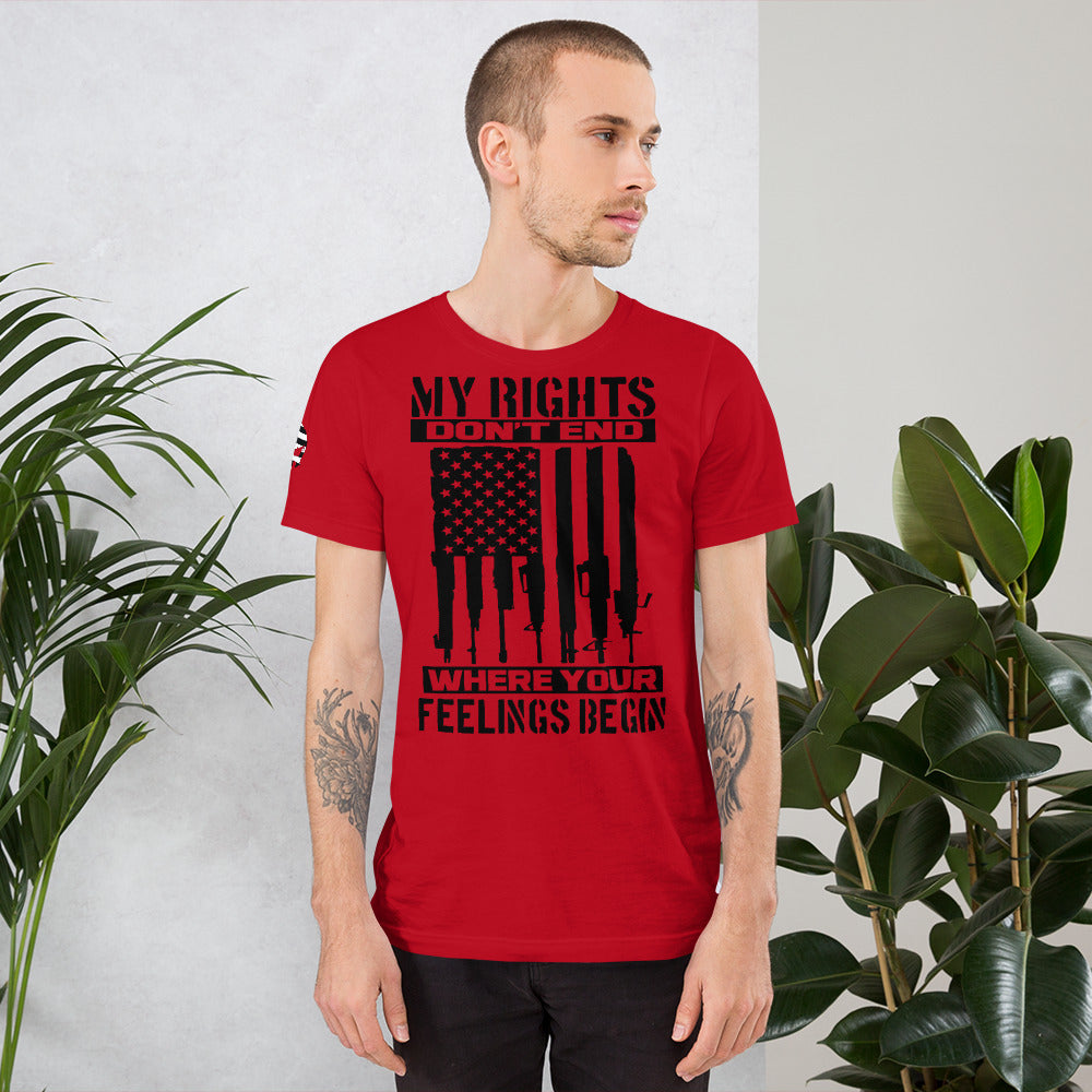 My Rights Don’t End Short-Sleeve Unisex T-Shirt