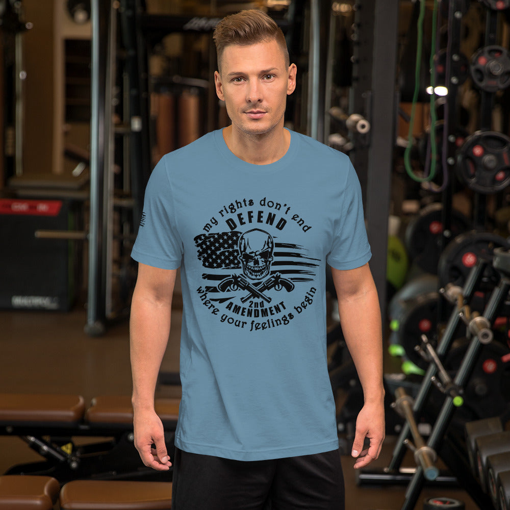 My Rights Don’t End 2nd Amendment Short-Sleeve Unisex T-Shirt