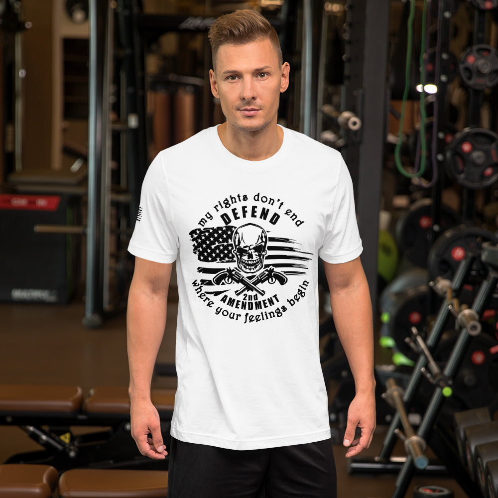 My Rights Don’t End 2nd Amendment Short-Sleeve Unisex T-Shirt
