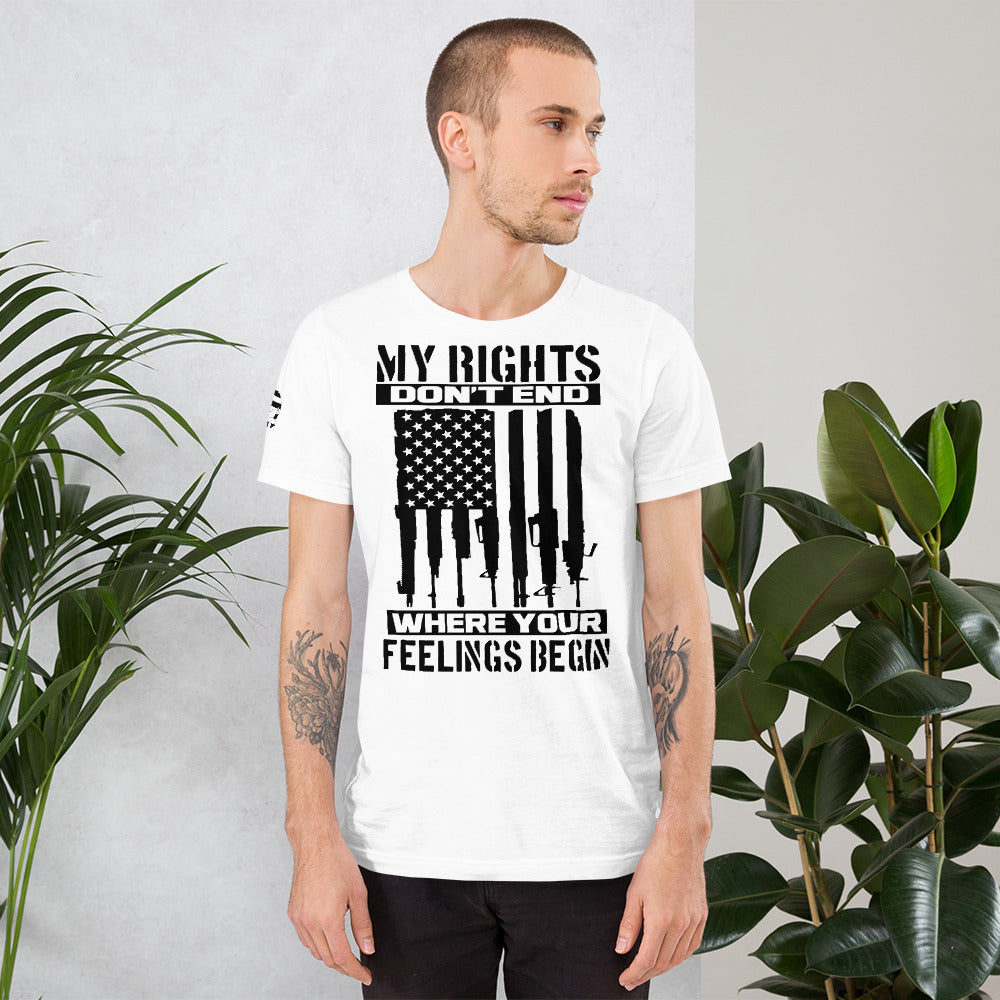 My Rights Don’t End Short-Sleeve Unisex T-Shirt